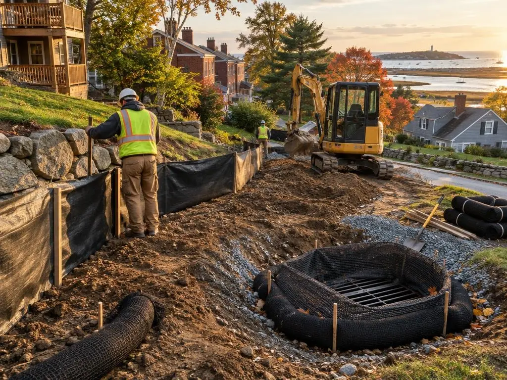 Silt Fence & Inlet Protection in Boston, MA